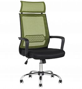 Кресло офисное Бизнес зеленое