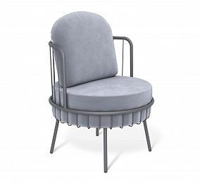 Кресло SHT-AMS123 (стальной серый/графит муар)
