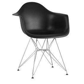 Стул Модерника  DAR (в стиле Eames)  черный