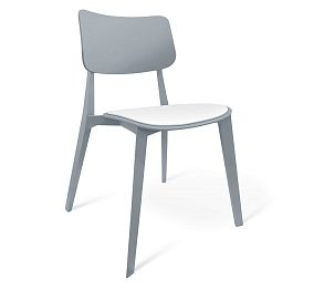 Стул SHT-S110-P (серый/белый)