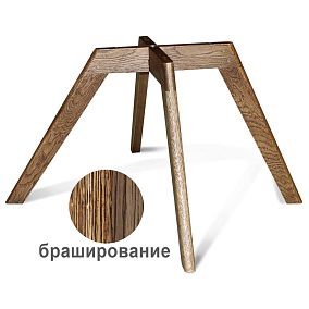 Каркас стула S39 брашированный коричневый