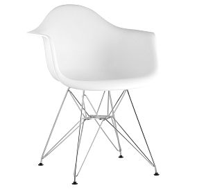 Стул Модерника  DAR (в стиле Eames)  белый